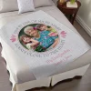 Always Close To Me Photo Plush Blanket