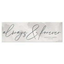 Always & Forever Canvas