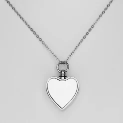 Always In My Heart Cremation Photo Necklace
