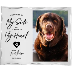 Always In My Heart Pet Photo Acrylic Block