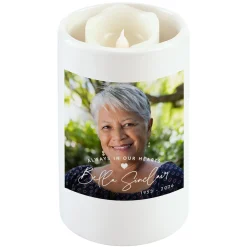 Always In Our Hearts Photo LED Votive