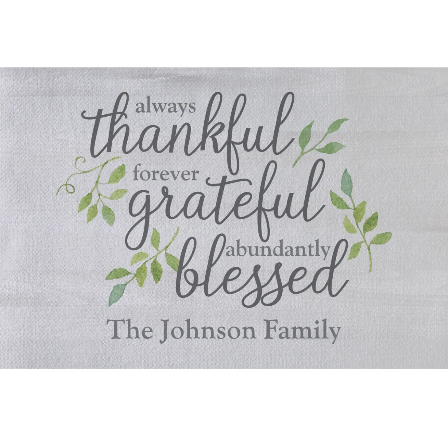 Always Thankful Doormat
