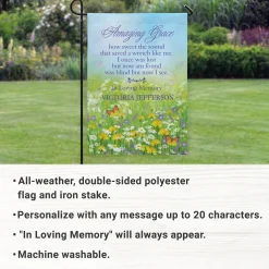 Amazing Grace Memorial Garden Flag