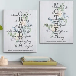 Amazing Mother & Grandma Canvas