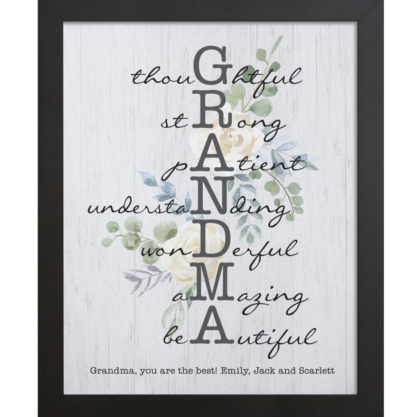 Amazing Mother & Grandma Canvas