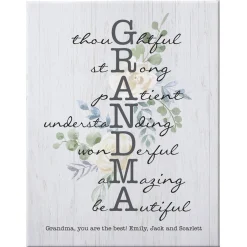 Amazing Mother & Grandma Canvas