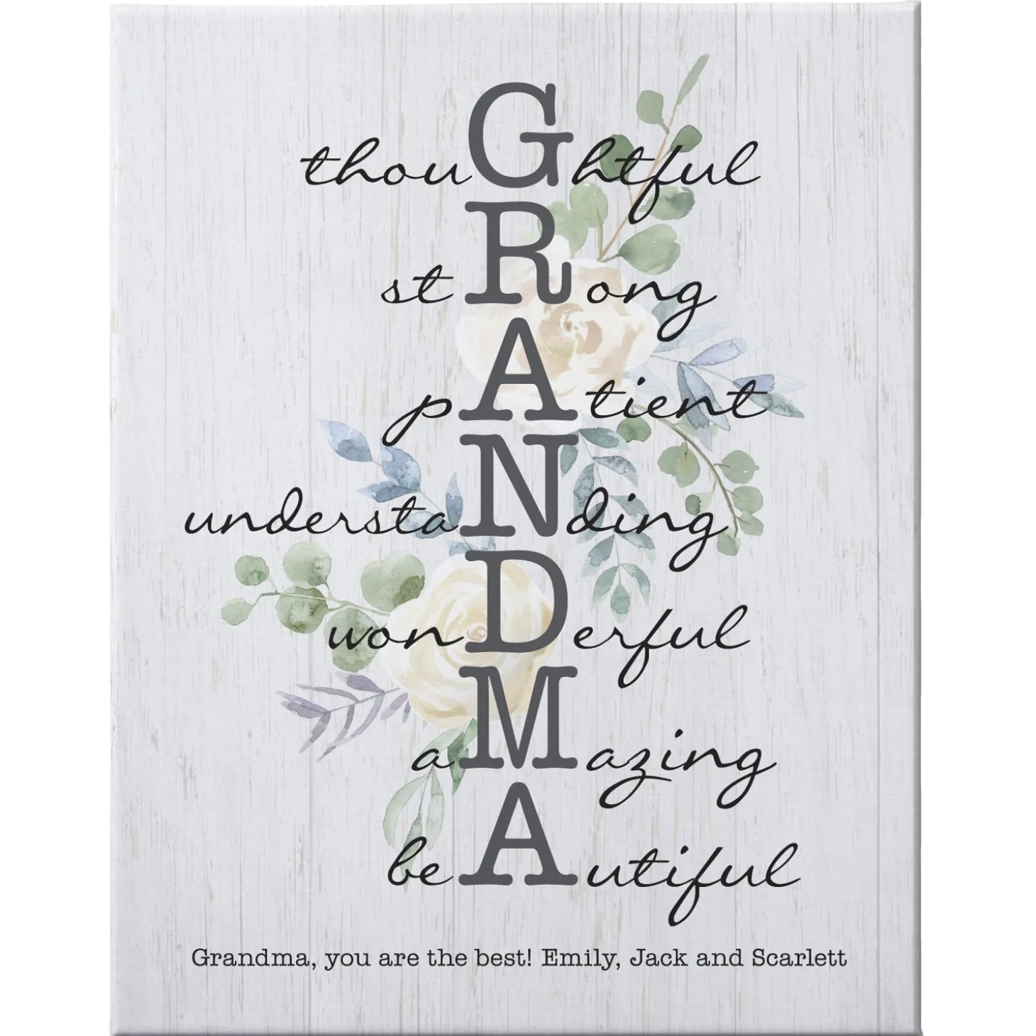 Amazing Mother & Grandma Canvas