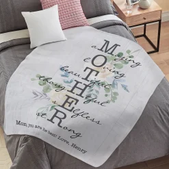 Amazing Mother & Grandma Plush Blanket