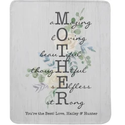 Amazing Mother & Grandma Plush Blanket