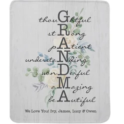 Amazing Mother & Grandma Plush Blanket