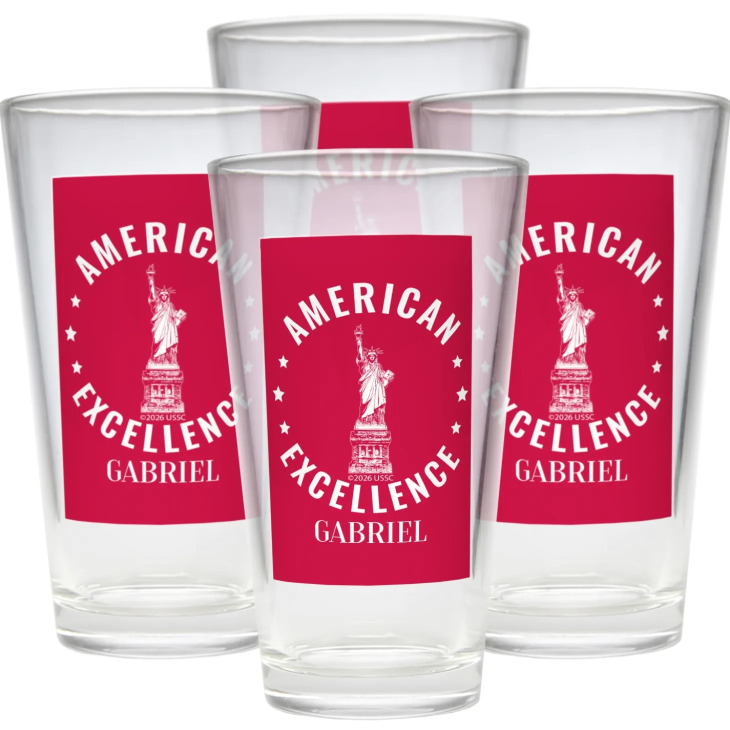 America250™ American Excellence Pint Glass