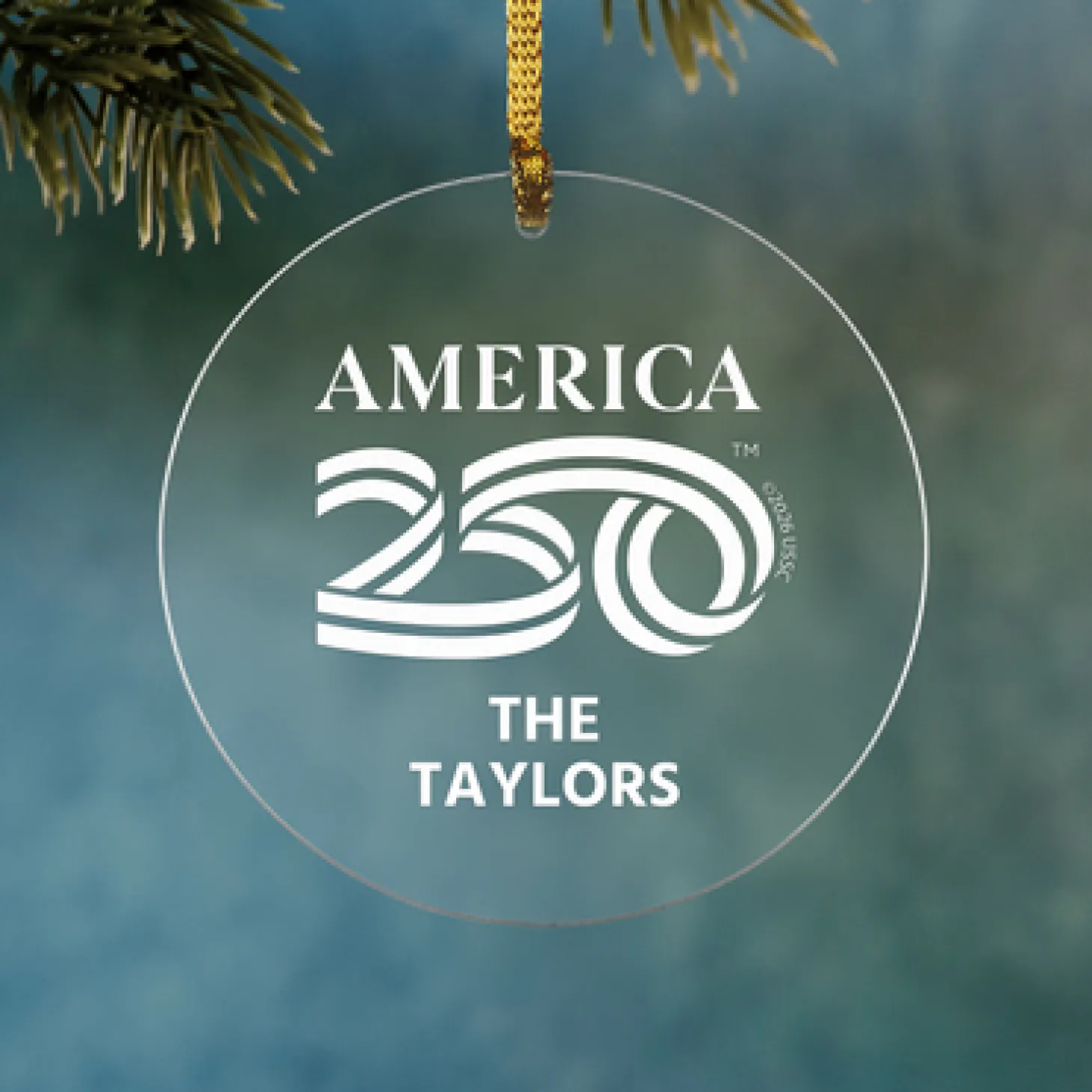 America250™ Circle Ornament