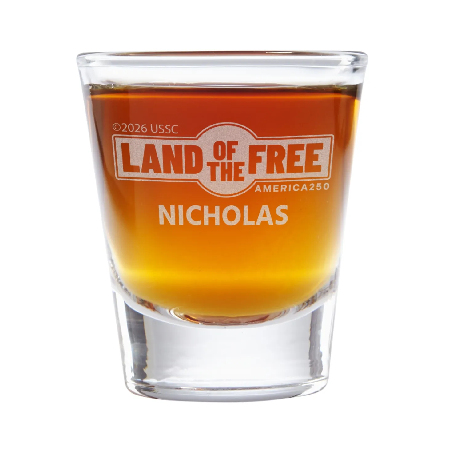 America250™ Land of the Free Shot Glass