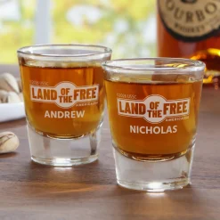 America250™ Land of the Free Shot Glass