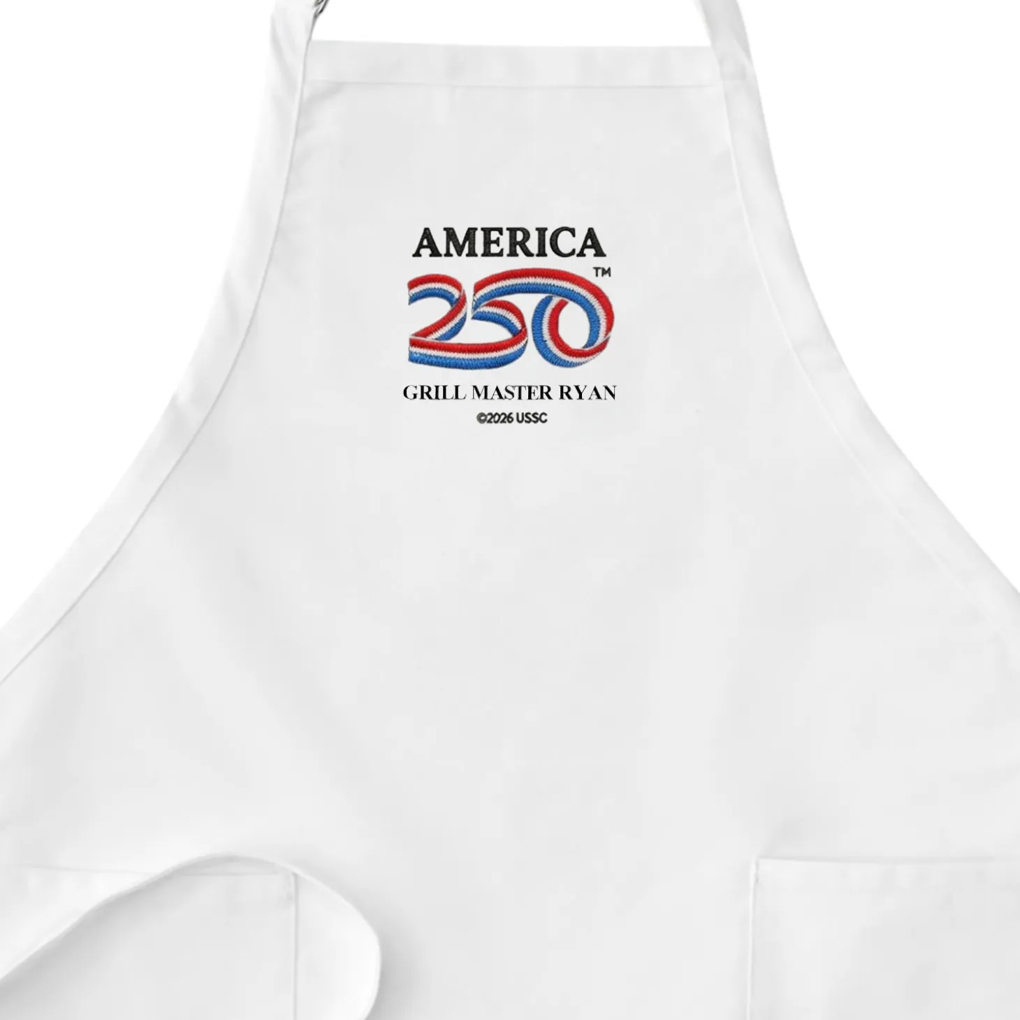 America250™ Logo Embroidered Apron