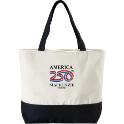 America250™ Logo Embroidered Tote Bag