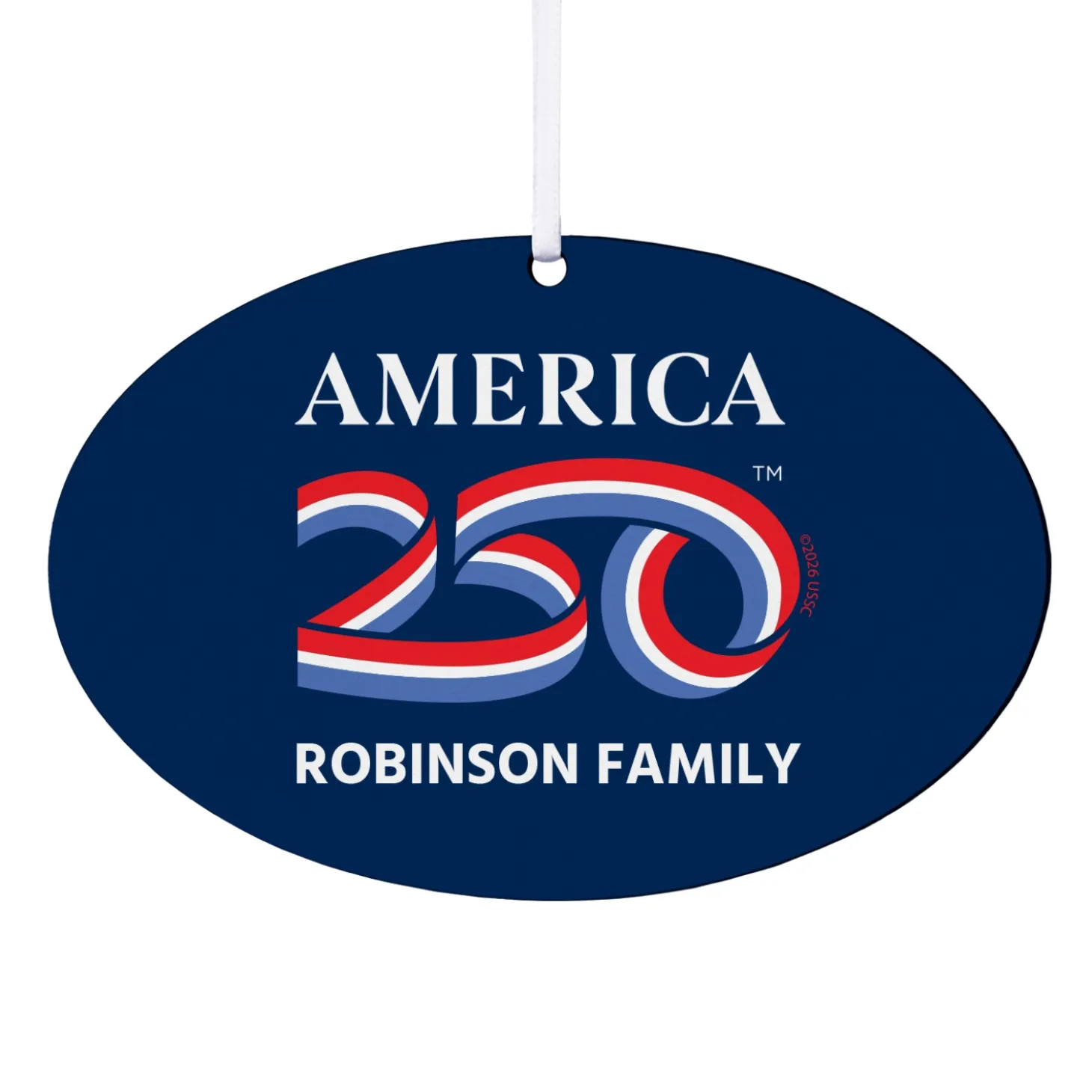 America250™ Oval Ornament