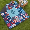 America250™ Patriotic Squares Picnic Blanket