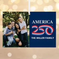 America250™ Photo Rectangle Ornament