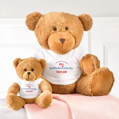 America250™ Plush Teddy Bear Gram All American T-Shirt