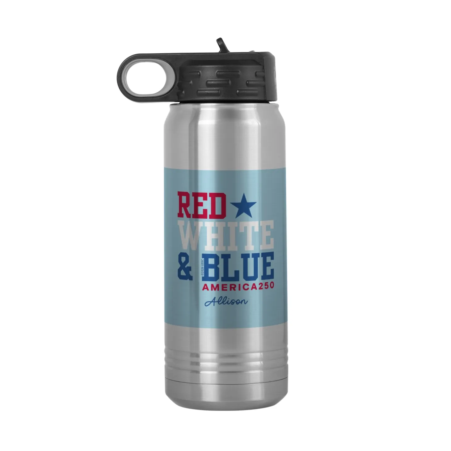 America250™ Red White & Blue Stainless Steel Water Bottle