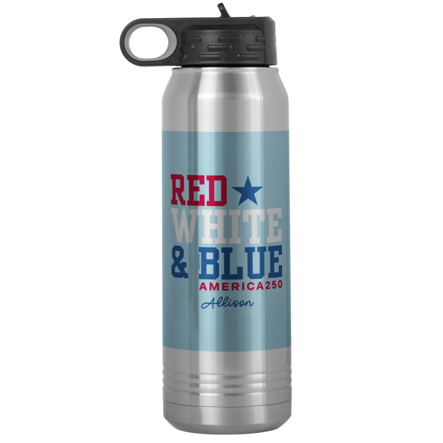 America250™ Red White & Blue Stainless Steel Water Bottle
