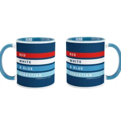 America250™ Red White & Blue Striped Mug