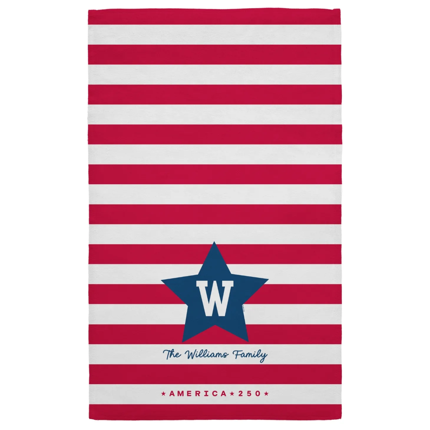 America250™ Star Initial Kitchen Towel