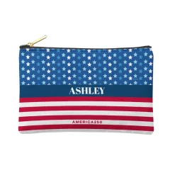 America250™ Stars and Stripes Zipper Pouch