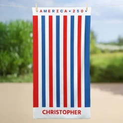 America250™ Striped Beach Towel
