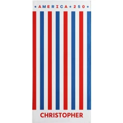 America250™ Striped Beach Towel