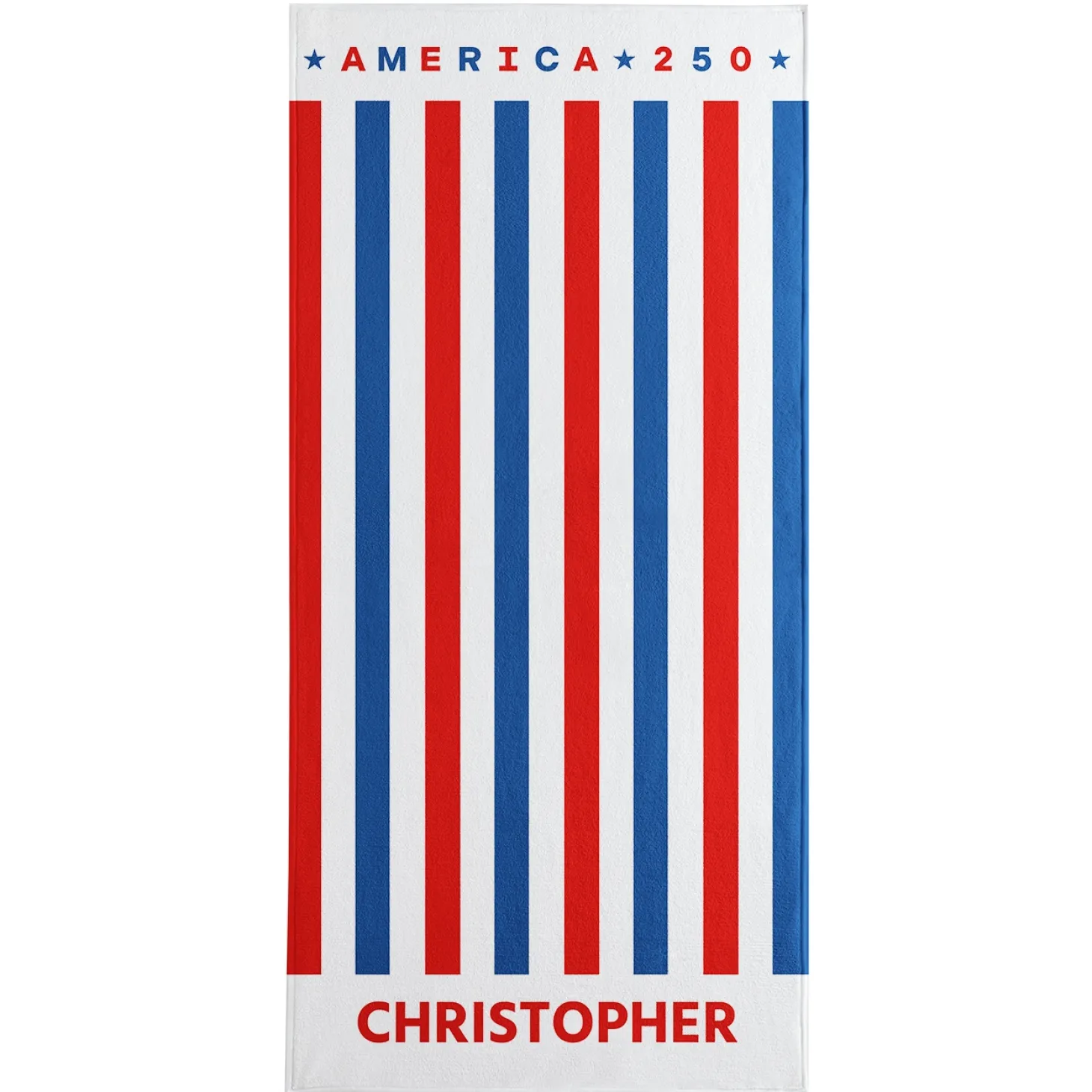 America250™ Striped Beach Towel