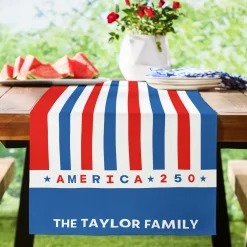 America250™ Striped Table Runner