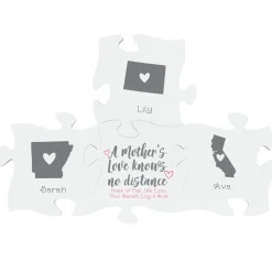 A Mother's Love Knows No Distance Mini Puzzle Piece Set