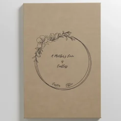 A Mother's Love Leather Wall Art