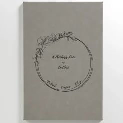 A Mother's Love Leather Wall Art