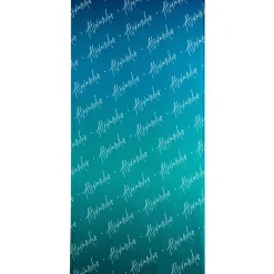 Angled Signature Beach Towel