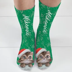 Animal Club International™ Santa Hat Socks