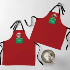 Animal Club International™ Santa Hat Baby Animals Apron