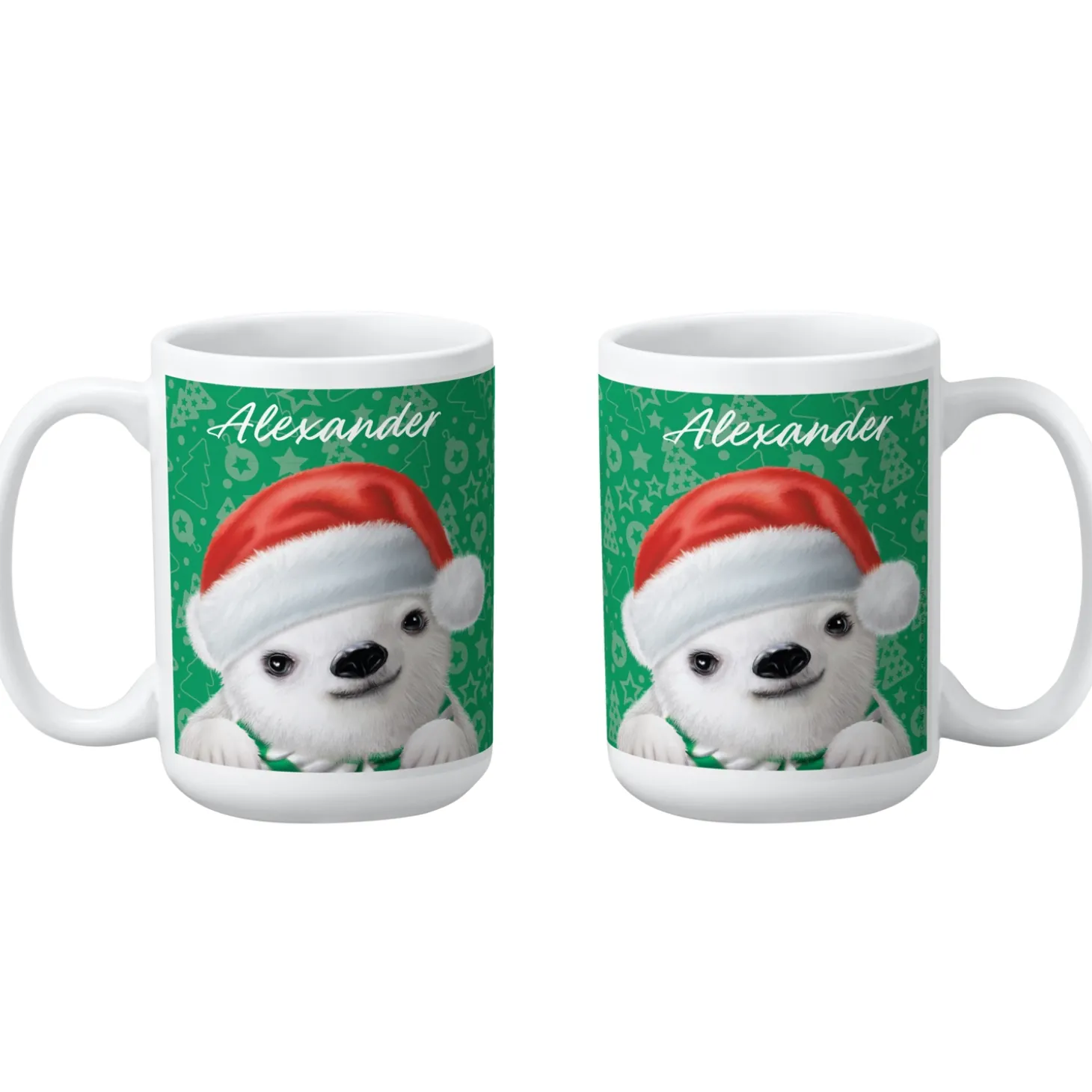 Animal Club International™ Santa Hat Baby Animals Mug