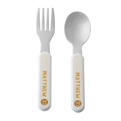 Animal Faces Kid's Silverware Set