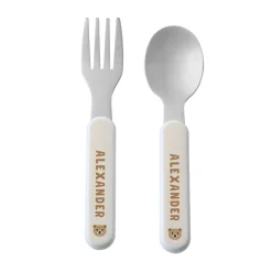 Animal Faces Kid's Silverware Set