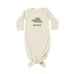 Animal Friends Baby Knotted Gown