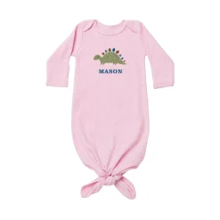 Animal Friends Baby Knotted Gown