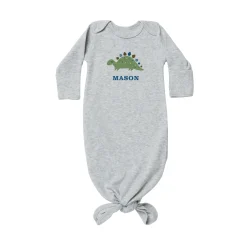 Animal Friends Baby Knotted Gown