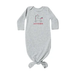 Animal Friends Baby Knotted Gown