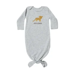 Animal Friends Baby Knotted Gown