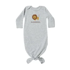 Animal Friends Baby Knotted Gown