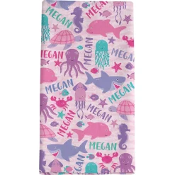 Animal Party Beach Towel