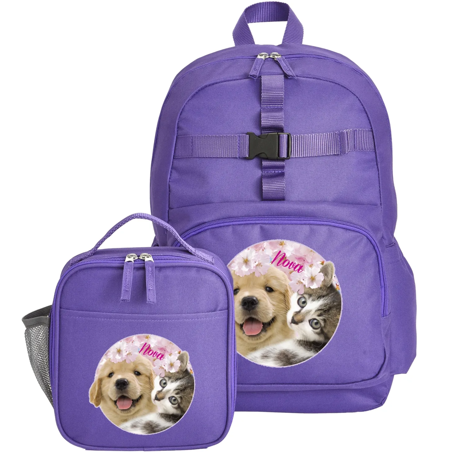 Animal With an Attitude Purple Backpack Collection